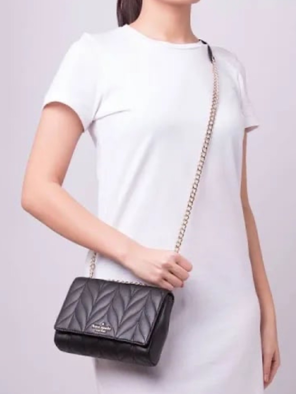 Kate Spade Mini Evelyn Briar Lane Quilted Leather Crossbody Bag